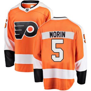 Pánské NHL Philadelphia Flyers dresy 5 Samuel Morin Breakaway Oranžový Fanatics Branded Domácí