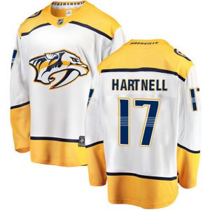Pánské NHL Nashville Predators dresy 17 Scott Hartnell Breakaway Bílý Fanatics Branded Venkovní