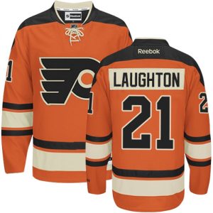 Pánské NHL Philadelphia Flyers dresy 21 Scott Laughton Authentic Oranžový Reebok New Alternativní