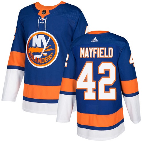 Dětské NHL New York Islanders dresy 42 Scott Mayfield Authentic královská modrá Adidas Domácí