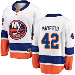 Dětské NHL New York Islanders dresy 42 Scott Mayfield Breakaway Bílý Fanatics Branded Venkovní