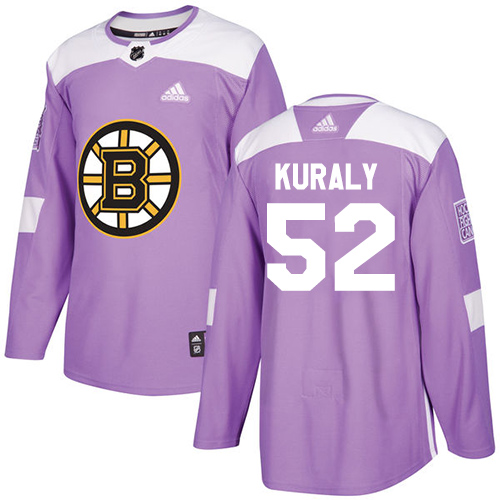 Pánské NHL Boston Bruins dresy Sean Kuraly 52 Authentic Nachový Adidas Fights Cancer Practice