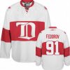 Pánské NHL Detroit Red Wings dresy 91 Sergei Fedorov Authentic Bílý Reebok Alternativní Winter Classic