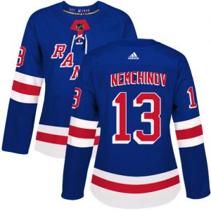 Dámské NHL New York Rangers dresy 13 Sergei Nemchinov Authentic královská modrá Adidas Domácí