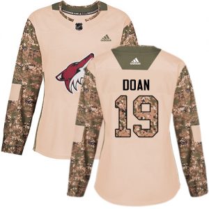 Dámské NHL Arizona Coyotes dresy Shane Doan 19 Authentic Camo Adidas Veterans Day Practice