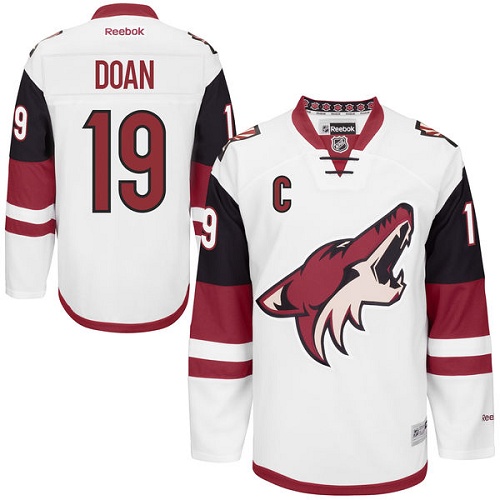 Dámské NHL Arizona Coyotes dresy Shane Doan 19 Authentic Bílý Reebok Venkovní hokejové dresy