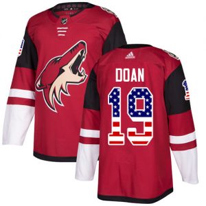 Dětské NHL Arizona Coyotes dresy Shane Doan 19 Authentic Červené Adidas USA Flag Fashion