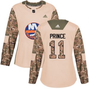 Dámské NHL New York Islanders dresy 11 Shane Prince Authentic Camo Adidas Veterans Day Practice