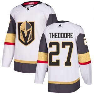 Dámské NHL Vegas Golden Knights dresy 27 Shea Theodore Authentic Bílý Adidas Venkovní