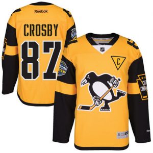Dětské NHL Pittsburgh Penguins dresy Sidney Crosby 87 Authentic Zlato Reebok 2017 Stadium Series