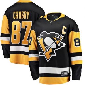 Pánské NHL Pittsburgh Penguins dresy Sidney Crosby 87 Breakaway Černá Fanatics Branded Domácí