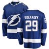 Pánské NHL Tampa Bay Lightning dresy 29 Slater Koekkoek Breakaway královská modrá Fanatics Branded Domácí