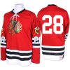 Pánské NHL Chicago Blackhawks dresy 28 Steve Larmer Premier 1960 61 Throwback Červené Mitchell and Ness