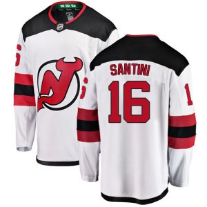 Pánské NHL New Jersey Devils dresy 16 Steve Santini Breakaway Bílý Fanatics Branded Venkovní