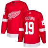Pánské NHL Detroit Red Wings dresy 19 Steve Yzerman Authentic Červené Adidas Domácí