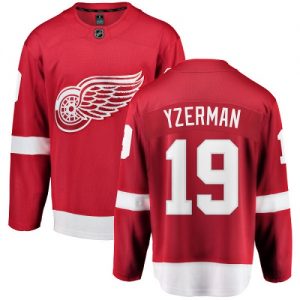 Pánské NHL Detroit Red Wings dresy 19 Steve Yzerman Breakaway Červené Fanatics Branded Domácí