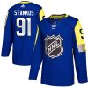 Pánské NHL Tampa Bay Lightning dresy 91 Steven Stamkos Authentic královská modrá Adidas 2018 All Star Atlantic Division