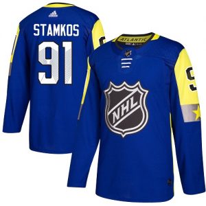 Dětské NHL Tampa Bay Lightning dresy 91 Steven Stamkos Authentic královská modrá Adidas 2018 All Star Atlantic Division