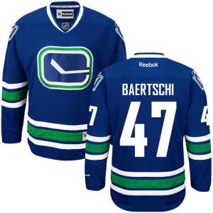 Pánské NHL Vancouver Canucks dresy 47 Sven Baertschi Authentic královská modrá Reebok New Alternativní