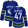 Dámské NHL Vancouver Canucks dresy 47 Sven Baertschi Authentic modrá Adidas Domácí
