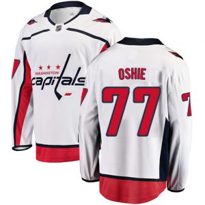 Pánské NHL Washington Capitals dresy 77 T.J. Oshie Breakaway Bílý Fanatics Branded Venkovní