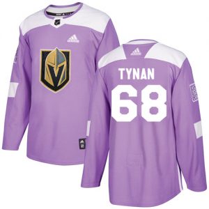 Pánské NHL Vegas Golden Knights dresy 68 T.J. Tynan Authentic Nachový Adidas Fights Cancer Practice