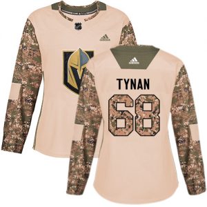 Dámské NHL Vegas Golden Knights dresy 68 T.J. Tynan Authentic Camo Adidas Veterans Day Practice