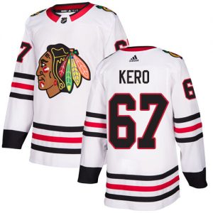 Dětské NHL Chicago Blackhawks dresy 67 Tanner Kero Authentic Bílý Adidas Venkovní