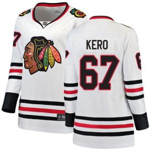 Dámské NHL Chicago Blackhawks dresy 67 Tanner Kero Breakaway Bílý Fanatics Branded Venkovní