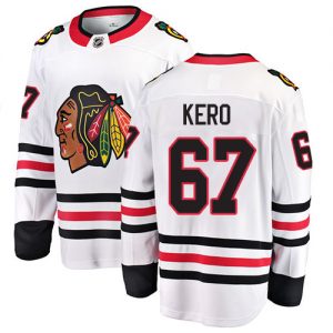 Dětské NHL Chicago Blackhawks dresy 67 Tanner Kero Breakaway Bílý Fanatics Branded Venkovní