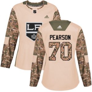 Dámské NHL Los Angeles Kings dresy 70 Tanner Pearson Authentic Camo Adidas Veterans Day Practice