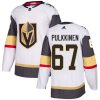 Pánské NHL Vegas Golden Knights dresy 67 Teemu Pulkkinen Authentic Bílý Adidas Venkovní
