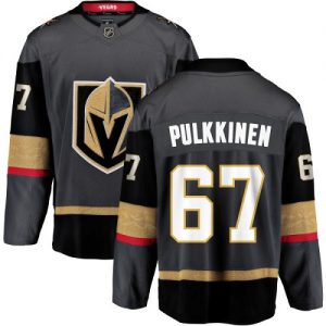 Dětské NHL Vegas Golden Knights dresy 67 Teemu Pulkkinen Breakaway Černá Fanatics Branded Domácí