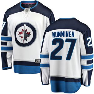 Pánské NHL Winnipeg Jets dresy 27 Teppo Numminen Breakaway Bílý Fanatics Branded Venkovní