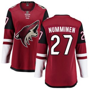 Dámské NHL Arizona Coyotes dresy 27 Teppo Numminen Breakaway Burgundy Červené Fanatics Branded Domácí