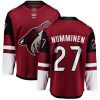 Dětské NHL Arizona Coyotes dresy 27 Teppo Numminen Breakaway Burgundy Červené Fanatics Branded Domácí