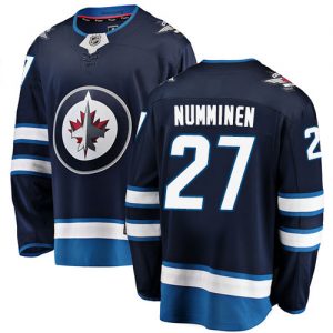 Dětské NHL Winnipeg Jets dresy 27 Teppo Numminen Breakaway Námořnická modrá Fanatics Branded Domácí
