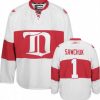 Pánské NHL Detroit Red Wings dresy 1 Terry Sawchuk Authentic Bílý Reebok Alternativní Winter Classic