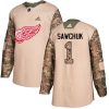 Dětské NHL Detroit Red Wings dresy 1 Terry Sawchuk Authentic Camo Adidas Veterans Day Practice