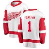 Dětské NHL Detroit Red Wings dresy 1 Terry Sawchuk Breakaway Bílý Fanatics Branded Venkovní