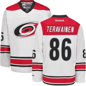 Dámské NHL Carolina Hurricanes dresy 86 Teuvo Teravainen Authentic Bílý Reebok Venkovní hokejové dresy