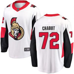 Dětské NHL Ottawa Senators dresy 72 Thomas Chabot Breakaway Bílý Fanatics Branded Venkovní