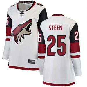 Dámské NHL Arizona Coyotes dresy 25 Thomas Steen Breakaway Bílý Fanatics Branded Venkovní