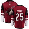 Dětské NHL Arizona Coyotes dresy 25 Thomas Steen Breakaway Burgundy Červené Fanatics Branded Domácí
