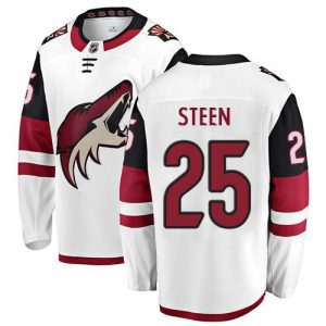Dětské NHL Arizona Coyotes dresy 25 Thomas Steen Breakaway Bílý Fanatics Branded Venkovní