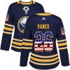 Dámské NHL Buffalo Sabres dresy 26 Thomas Vanek Authentic Námořnická modrá AdidasUSA Flag Fashion