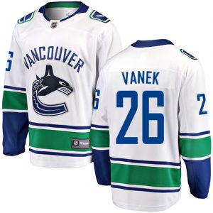 Pánské NHL Vancouver Canucks dresy 26 Thomas Vanek Breakaway Bílý Fanatics Branded Venkovní