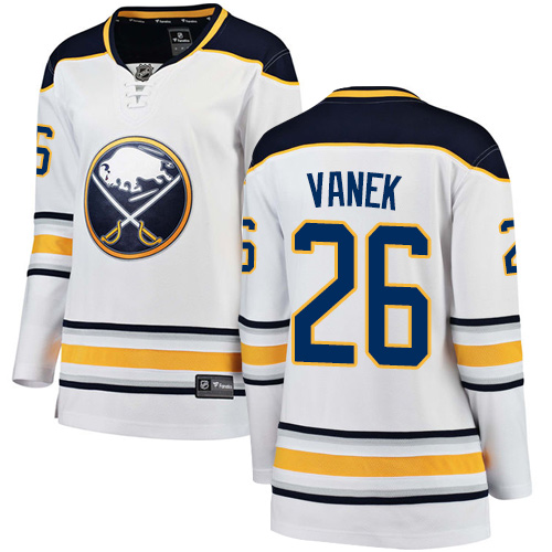 Dámské NHL Buffalo Sabres dresy 26 Thomas Vanek Breakaway Bílý Fanatics Branded Away