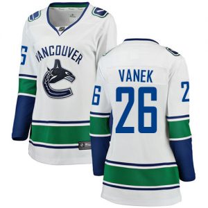 Dámské NHL Vancouver Canucks dresy 26 Thomas Vanek Breakaway Bílý Fanatics Branded Venkovní