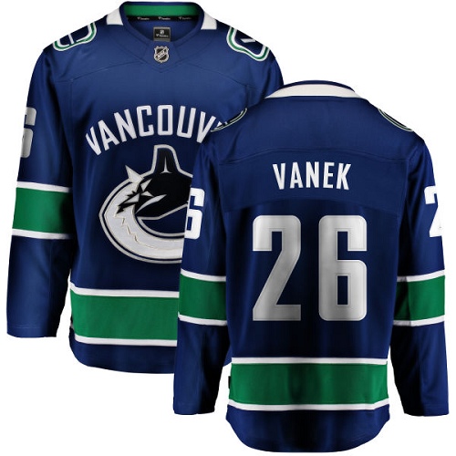 Dětské NHL Vancouver Canucks dresy 26 Thomas Vanek Breakaway modrá Fanatics Branded Domácí